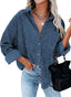 "Hollis" Corduroy Boyfriend Shirt