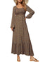 Nivaro | Boho Floral Maxi Dress