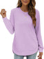 "Harper Luxe" Long Sleeve Tunic Top