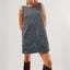 Clyora | Corduroy Overall Mini Dress with Pockets