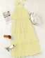 🌞 "Lola" Tiered Halter Dress