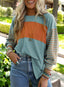 "Boardwalk Breeze" Striped Colorblock Top