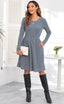 "Maeve" Knit Fit & Flare Dress
