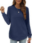 "Harper Luxe" Long Sleeve Tunic Top
