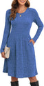 "Maeve" Knit Fit & Flare Dress