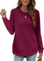 "Harper Luxe" Long Sleeve Tunic Top