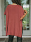 “Olive” Ribbed Tunic Knit