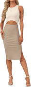 "Tessa" Cutout Midi Dress