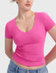"Snatch Tee" Seamless Compression Top