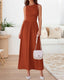 Zelivra | Sleeveless Maxi Dress with Pockets