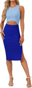 "Tessa" Cutout Midi Dress