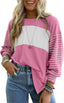 "Boardwalk Breeze" Striped Colorblock Top