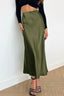 Florin | Satin Bias-Cut Midi Skirt