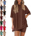The Essential Oversized Tee & Biker Shorts Set