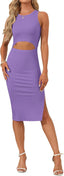 "Tessa" Cutout Midi Dress