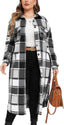 "Willa" Oversized Plaid Longline Shacket