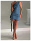 Eloria | One-Shoulder Ruched Mini Dress