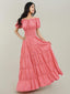 "Viola" Boho Tiered Maxi Dress