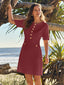 Velmorra | Elegant Slim Fit Pencil Work Dress
