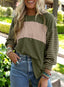 "Boardwalk Breeze" Striped Colorblock Top
