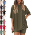 The Essential Oversized Tee & Biker Shorts Set