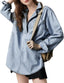"Coastline" Denim Pullover Top