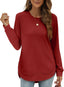 "Harper Luxe" Long Sleeve Tunic Top