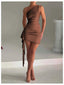 Eloria | One-Shoulder Ruched Mini Dress