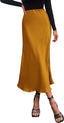 Florin | Satin Bias-Cut Midi Skirt