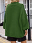 "Maeve" Slouch Knit Turtleneck Pullover