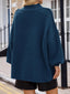 "Maeve" Slouch Knit Turtleneck Pullover