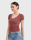 "Snatch Tee" Seamless Compression Top