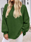 "Maeve" Slouch Knit Turtleneck Pullover
