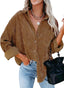 "Hollis" Corduroy Boyfriend Shirt