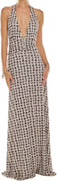 “Solana” Halter Floral Maxi Dress