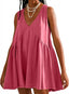 Nuvira | Sleeveless V-Neck Mini Sundress
