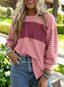 "Boardwalk Breeze" Striped Colorblock Top