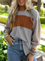 "Boardwalk Breeze" Striped Colorblock Top
