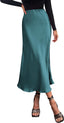 Florin | Satin Bias-Cut Midi Skirt
