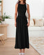 Zelivra | Sleeveless Maxi Dress with Pockets