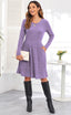 "Maeve" Knit Fit & Flare Dress
