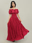 "Viola" Boho Tiered Maxi Dress