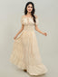 "Viola" Boho Tiered Maxi Dress