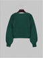 "Sarah" Button-Front Cable Cardigan