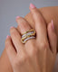 Infinity Spark Moissanite Ring