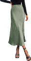 Florin | Satin Bias-Cut Midi Skirt