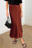 Florin | Satin Bias-Cut Midi Skirt