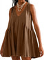 Nuvira | Sleeveless V-Neck Mini Sundress