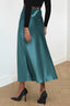 Florin | Satin Bias-Cut Midi Skirt