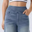 "Noa Jean" Stretch Wide-Leg Pant
